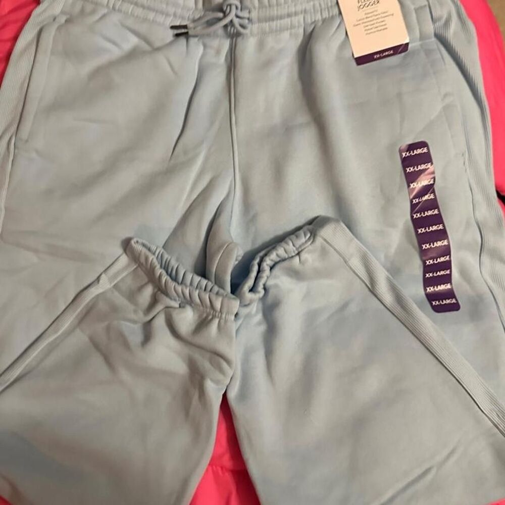 Members Mark Men's Joggers - Light Blue